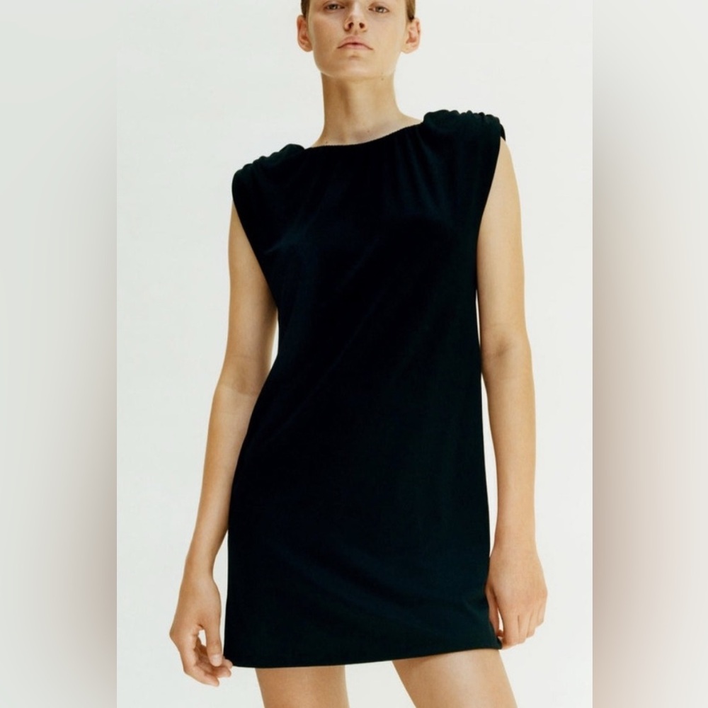 Zara women’s‎  sleeveless Minidress Black size small